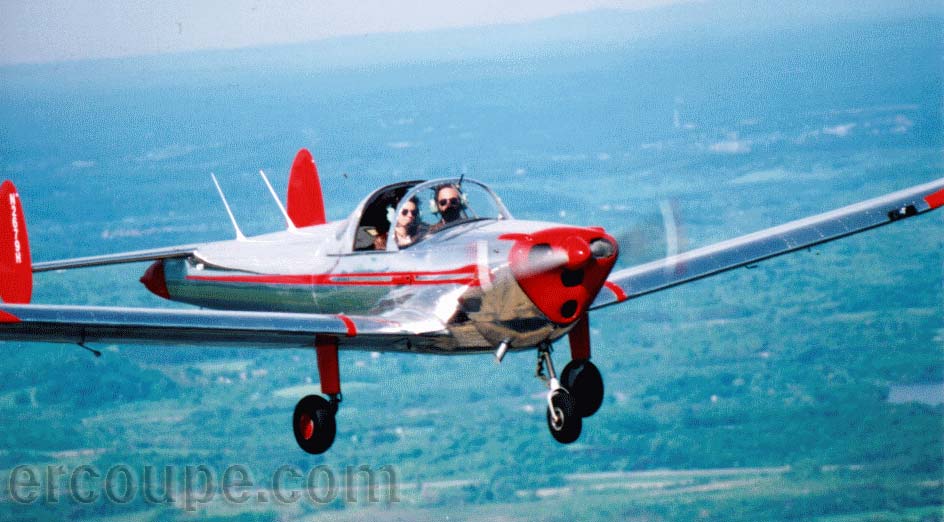 Ercoupe in-flight picture