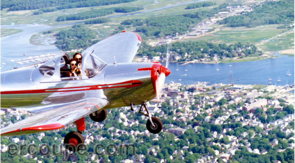 Ercoupe in-flight picture